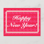 Happy New Year ~band heart ~ Postkarte (Vorderseite)