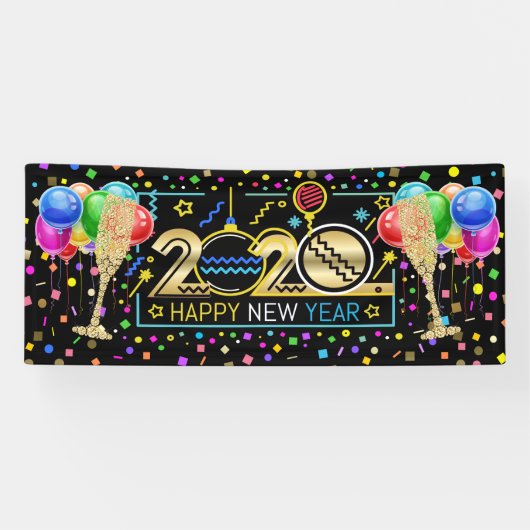 Happy New Year Banner (Horizontal)