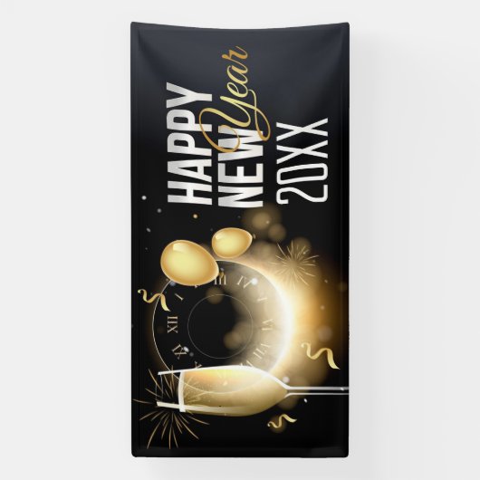Happy New Year Banner (Vertikal)