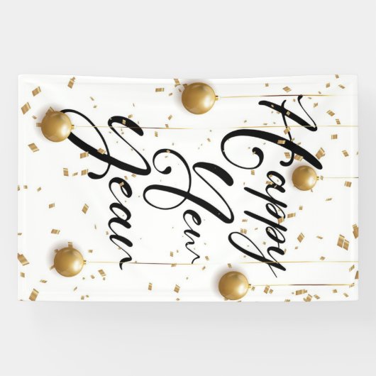 Happy New Year Banner (Horizontal)