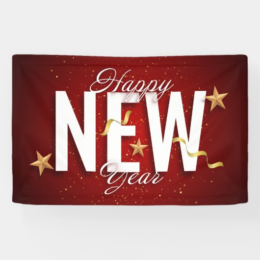 Happy New Year Banner (Horizontal)