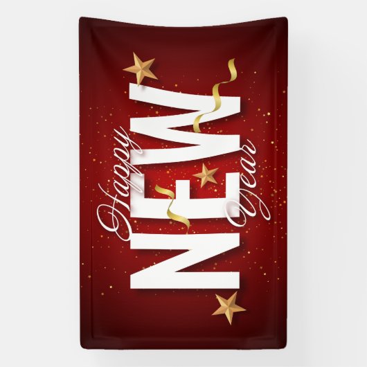 Happy New Year Banner (Vertikal)