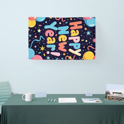 Happy New Year Banner (Messe)