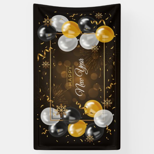 Happy New Year Banner (Vertikal)