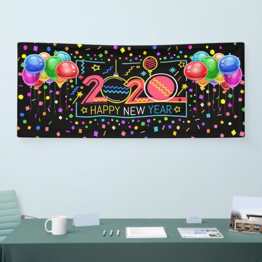 Happy New Year Banner (Messe)