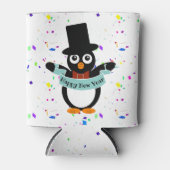 Happy New Year Banner kann kühler Dosenkühler (Vorderseite)