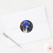 Happy New Year Boston Terrier Aufkleber (Umschlag)