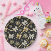 Happy New Year Bows Pappteller (Party)