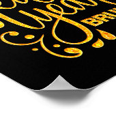 Happy New Year Bruh Nye Celebration Party Matching Poster (Ecke)