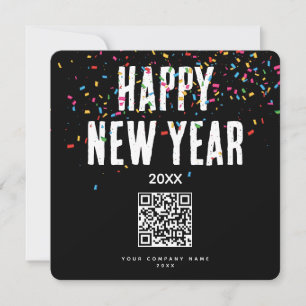 Happy New Year Business QR Code Urlaub