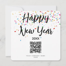 Happy New Year Business QR Code Urlaub
