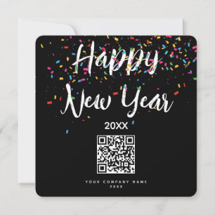 Happy New Year Business QR Code Urlaub