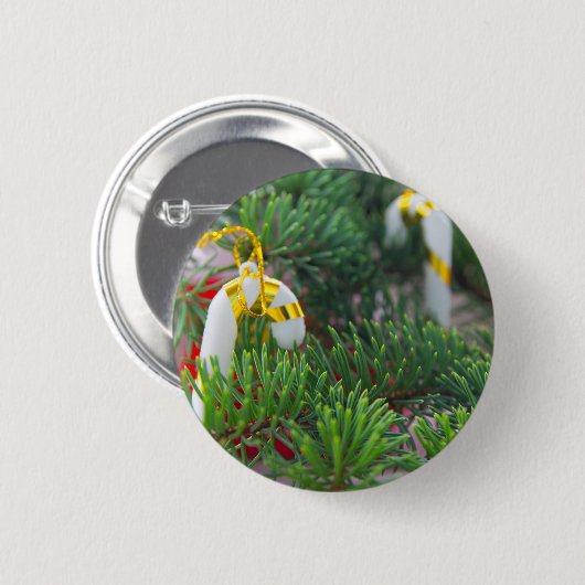 Happy New Year Button (Vorne & Hinten)