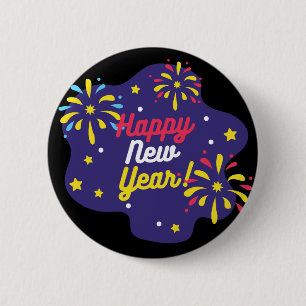 Happy New Year Button