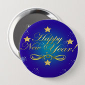 Happy New Year Button (Vorne & Hinten)