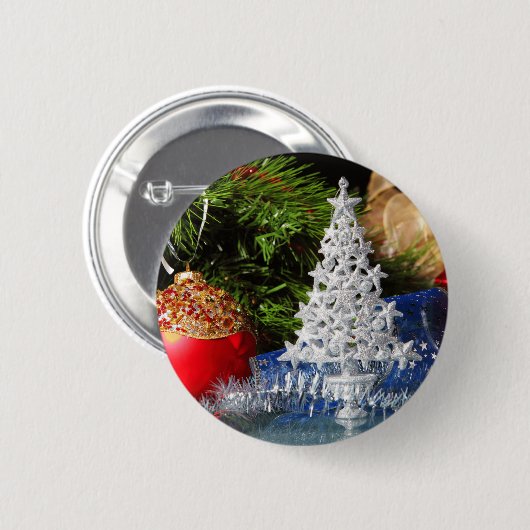 Happy New Year Button (Vorne & Hinten)