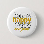 Happy New Year Button (Vorderseite)