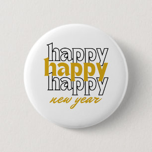 Happy New Year Button