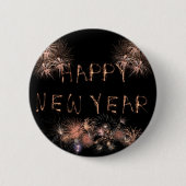 Happy New Year Button (Vorderseite)