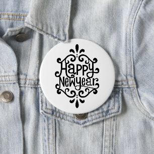 Happy New Year Button