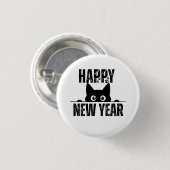 HAPPY NEW YEAR BUTTON (Vorne & Hinten)