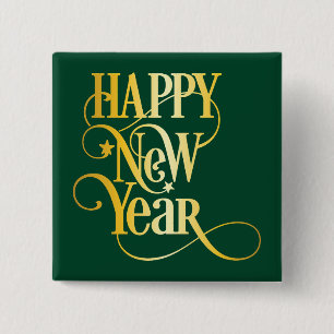 Happy New Year Button