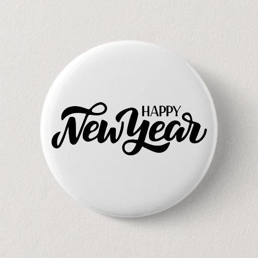 Happy New Year Button (Vorderseite)