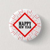 Happy New Year Button (Vorderseite)