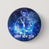 Happy New Year Button (Vorderseite)