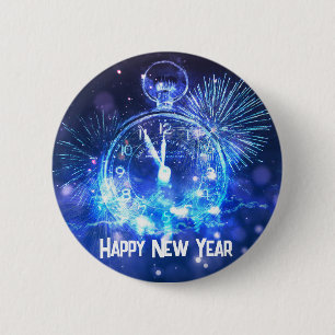 Happy New Year Button
