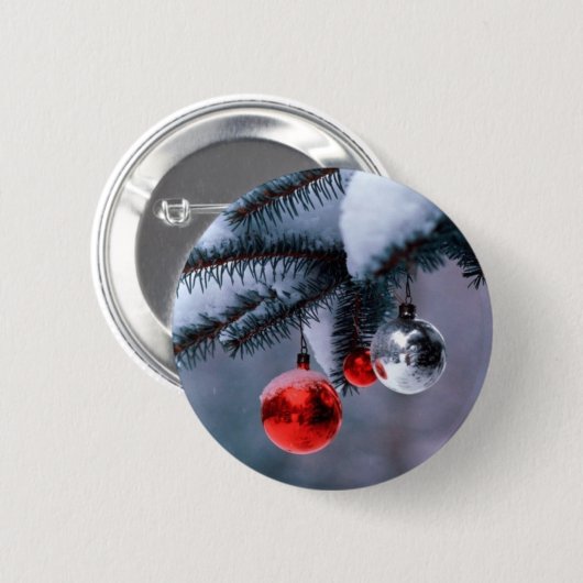 Happy New Year Button (Vorne & Hinten)