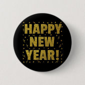 Happy New Year Button (Vorderseite)