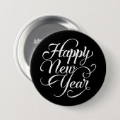Happy New Year Button (Vorne & Hinten)