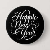 Happy New Year Button (Vorderseite)