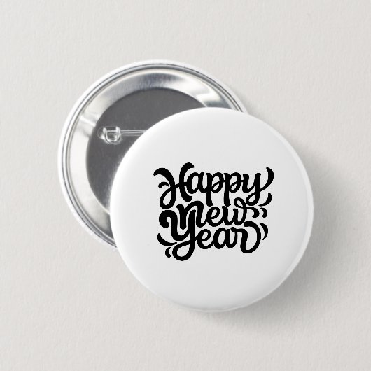 Happy New Year Buttons (Vorne & Hinten)