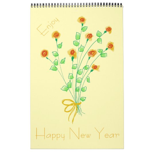 Happy New Year Calendar Kalender (Titelbild)