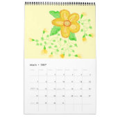 Happy New Year Calendar Kalender (Mär 2027)