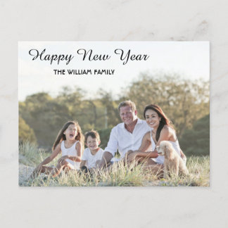 Happy New Year Calligrafy 2 Foto Feiertagspostkarte