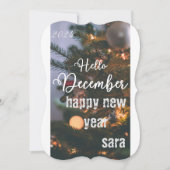 Happy New Year Card Einladung (Vorderseite)