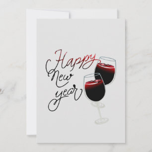 Happy New Year Card Feiertagskarte
