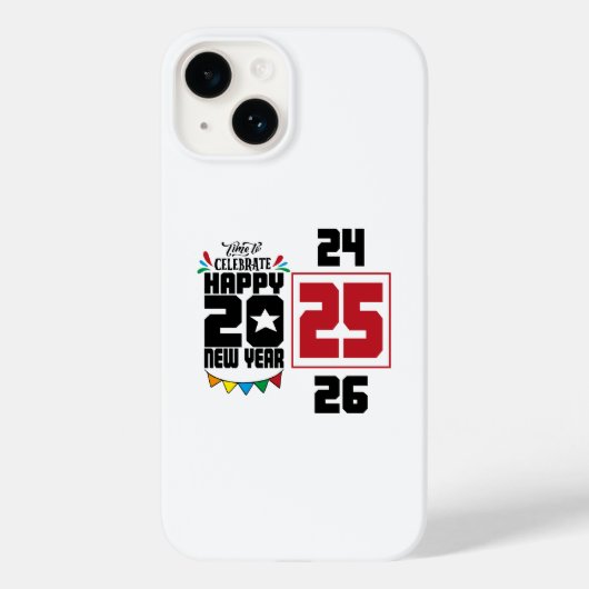 Happy New Year Case-Mate iPhone Hülle (Rückseite)