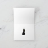 Happy New Year Cat Greeting Card Karte (Innenseite)