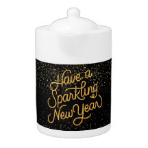 Happy New Year Celebrate,Black Gold,