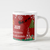 Happy New Year Celebration Mug Jumbo-Tasse (Rechts)