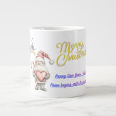 Happy New Year Celebration Mug Jumbo-Tasse (Vorderseite)