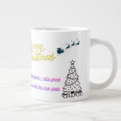 Happy New Year Celebration Mug Jumbo-Tasse (Rechts)