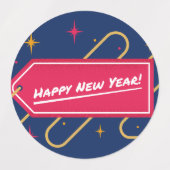 Happy New Year Celebration Sticker (Design 2)