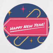 Happy New Year Celebration Sticker (Design 1)
