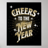 Happy New Year - Cheers To The New Year  Poster (Vorne)
