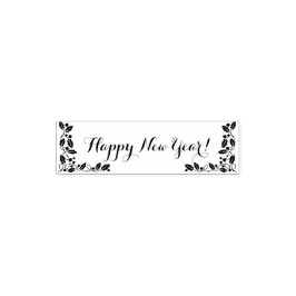 Happy New Year classic Permastempel